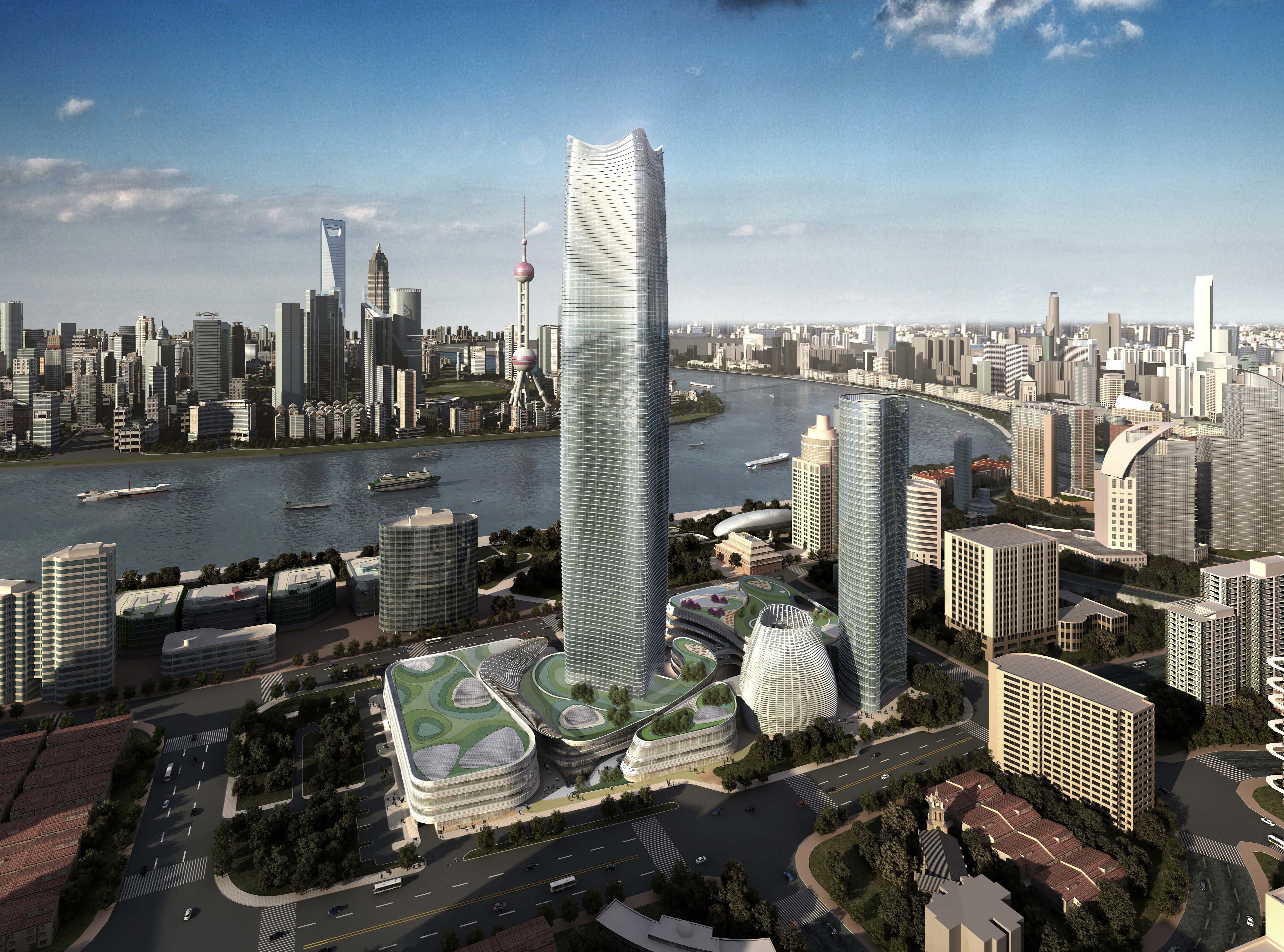 上海市北外滩白玉兰塔楼项目获得“白玉兰奖”